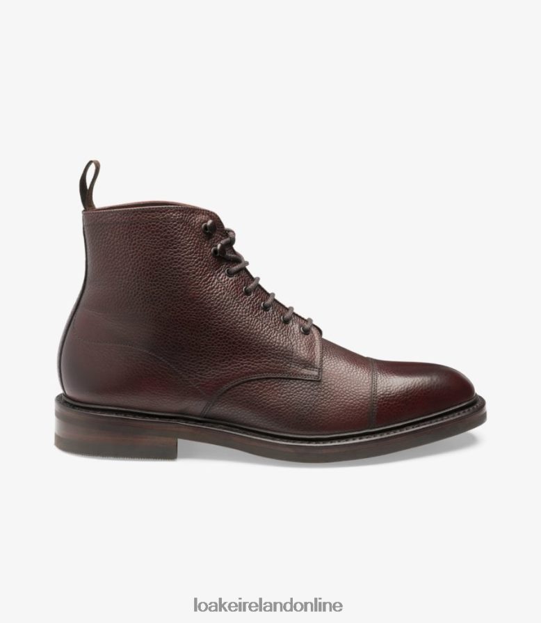 loake_26804v125_roehampton_oxblood_grain_boots.jpg Loake 26804V125 Roehampton Oxblood Grain Boots - Image 1