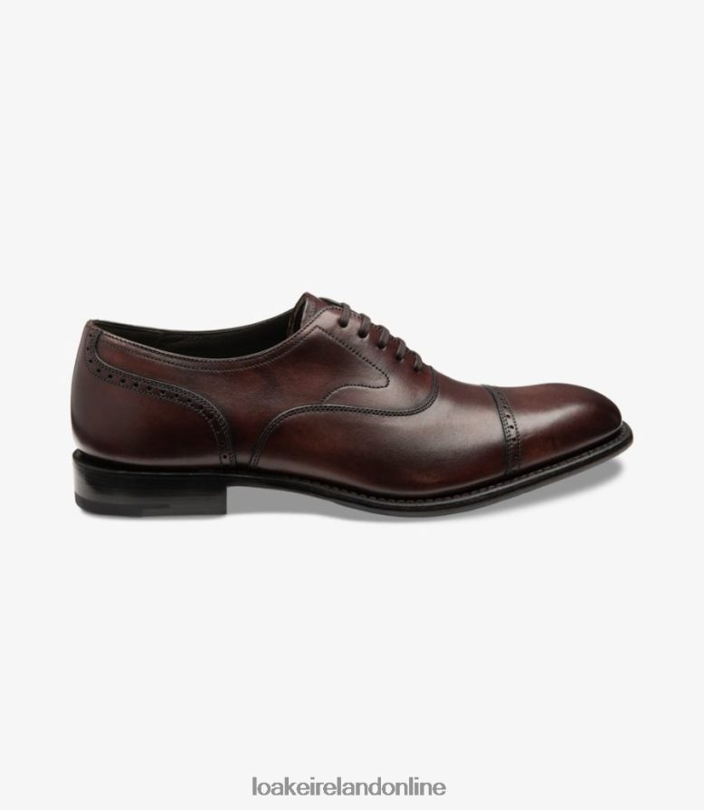 loake_26804v173_hughes_burgundy_semi_brogues.jpg Loake 26804V173 Hughes Burgundy Semi Brogues - Image 1