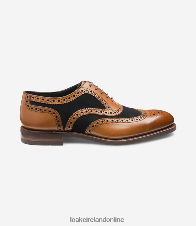 loake_26804v17_kerridge_tan_brogues.jpg Loake 26804V17 Kerridge Tan Brogues - Image 1