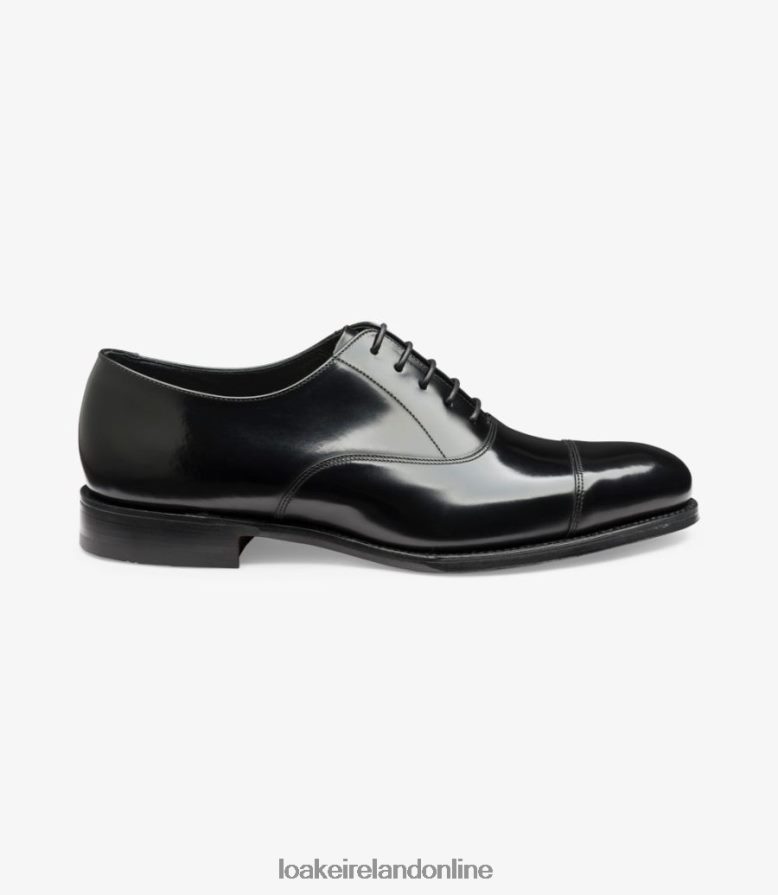 loake_26804v187_elgin_black_toe_caps.jpg Loake 26804V187 Elgin Black Toe Caps - Image 1