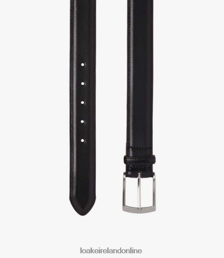 loake_26804v211_henry_belt_black_accessories.jpg Loake 26804V211 Henry Belt Black Accessories - Image 1