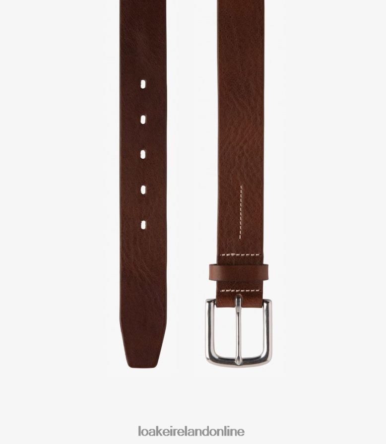 loake_26804v214_cheltenham_belt_dark_brown_accessories.jpg Loake 26804V214 Cheltenham Belt Dark Brown Accessories - Image 1