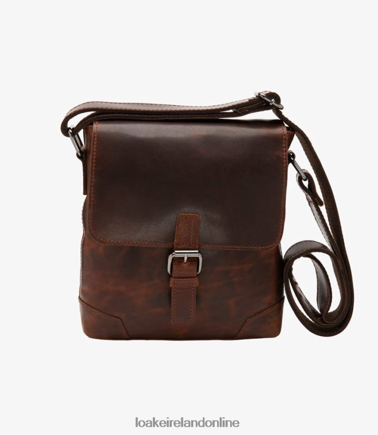 loake_26804v230_shoreditch_bag_brown_leather.jpg Loake 26804V230 Shoreditch Bag Brown Leather - Image 1