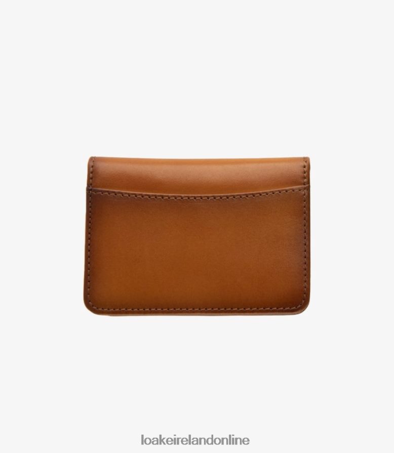loake_26804v238_fenchurch_card_holder_tan_leather.jpg Loake 26804V238 Fenchurch Card Holder Tan Leather - Image 1