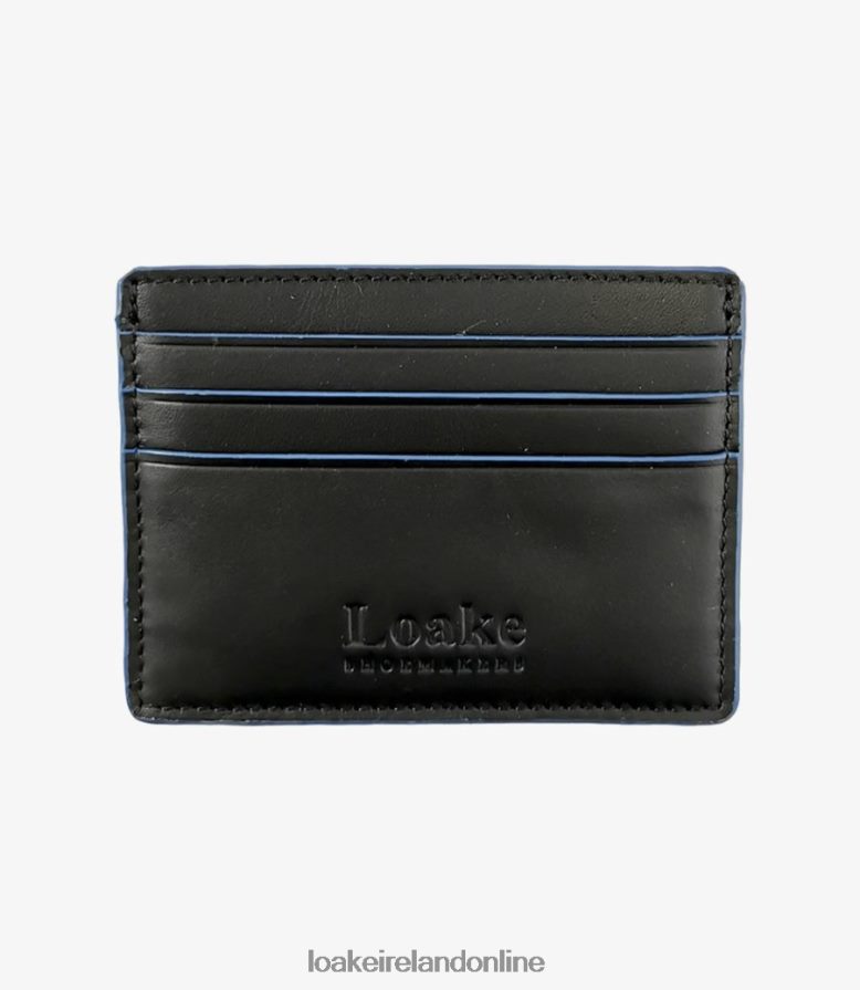 loake_26804v240_sterling_card_holder_black_leather.jpg Loake 26804V240 Sterling Card Holder Black Leather - Image 1