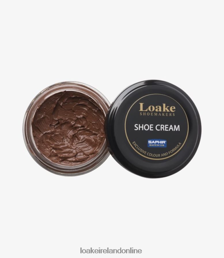 loake_26804v274_leather_cream_brown_shoe_care.jpg Loake 26804V274 Leather Cream Brown Shoe Care - Image 1