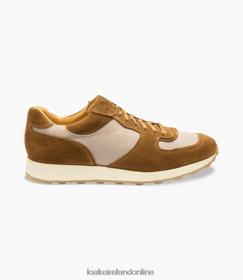 loake_26804v35_foster_tan_suede_trainers_sneakers.jpg Loake 26804V35 Foster Tan Suede Trainers & Sneakers - Image 1