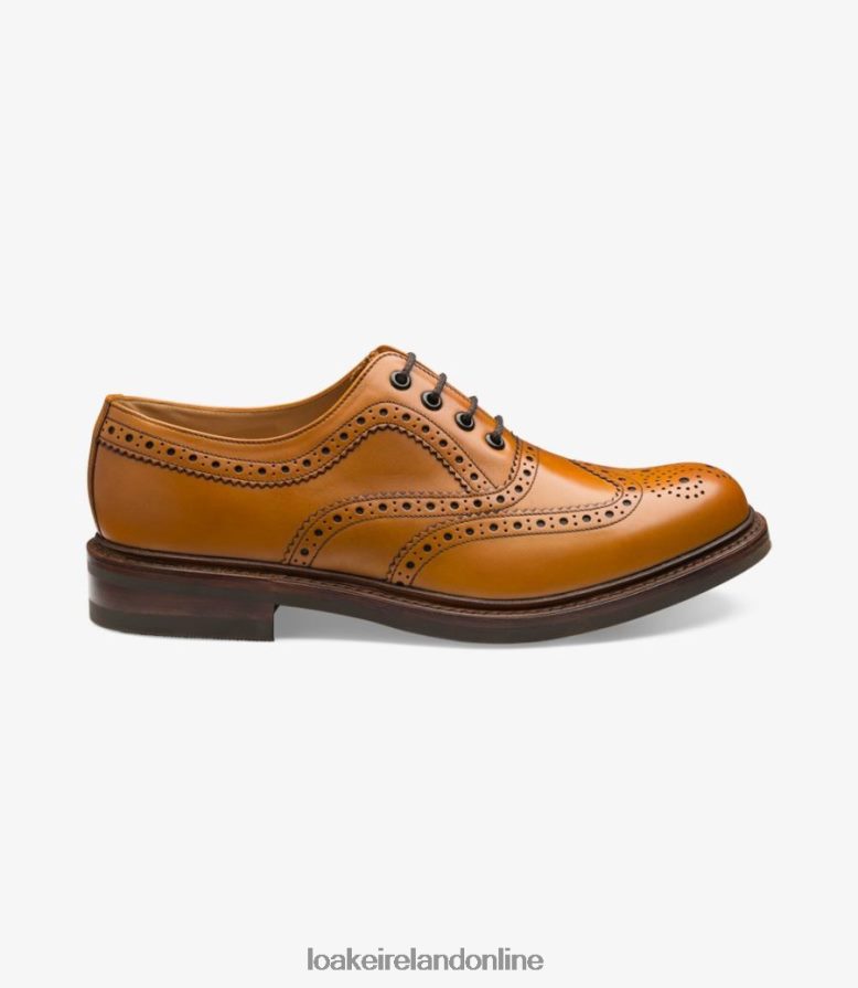 loake_26804v3_edward_tan_brogues.jpg Loake 26804V3 Edward Tan Brogues - Image 1