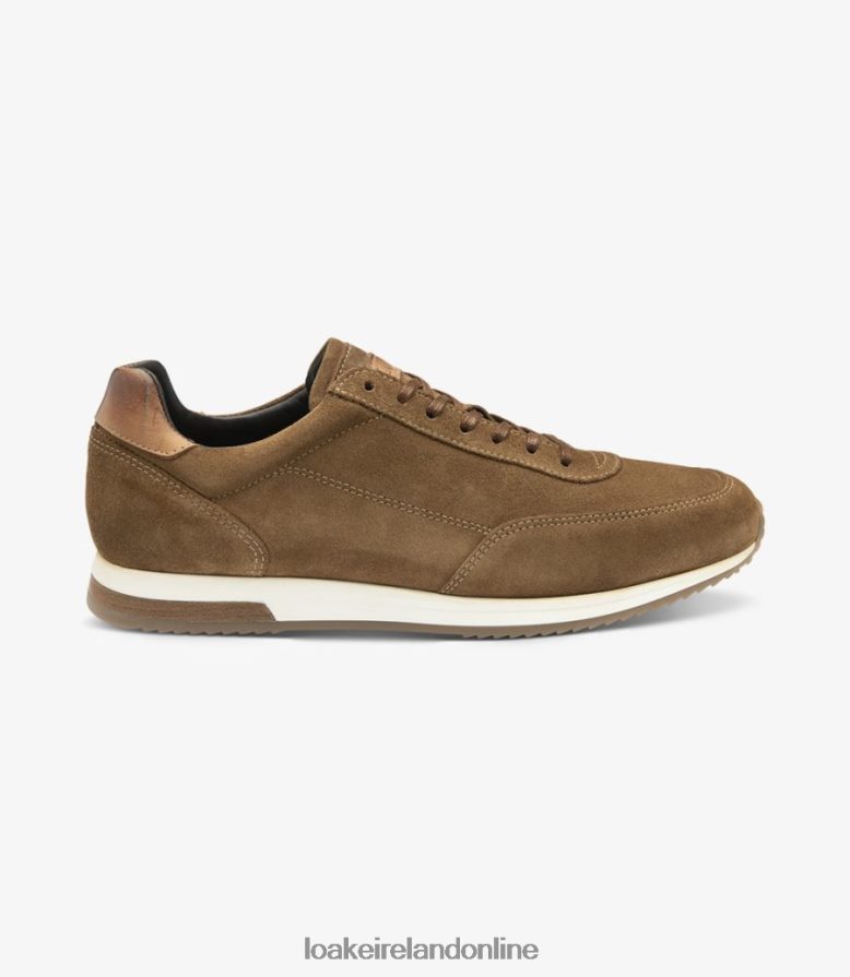 loake_26804v40_bannister_tan_suede_trainers_sneakers.jpg Loake 26804V40 Bannister Tan Suede Trainers & Sneakers - Image 1