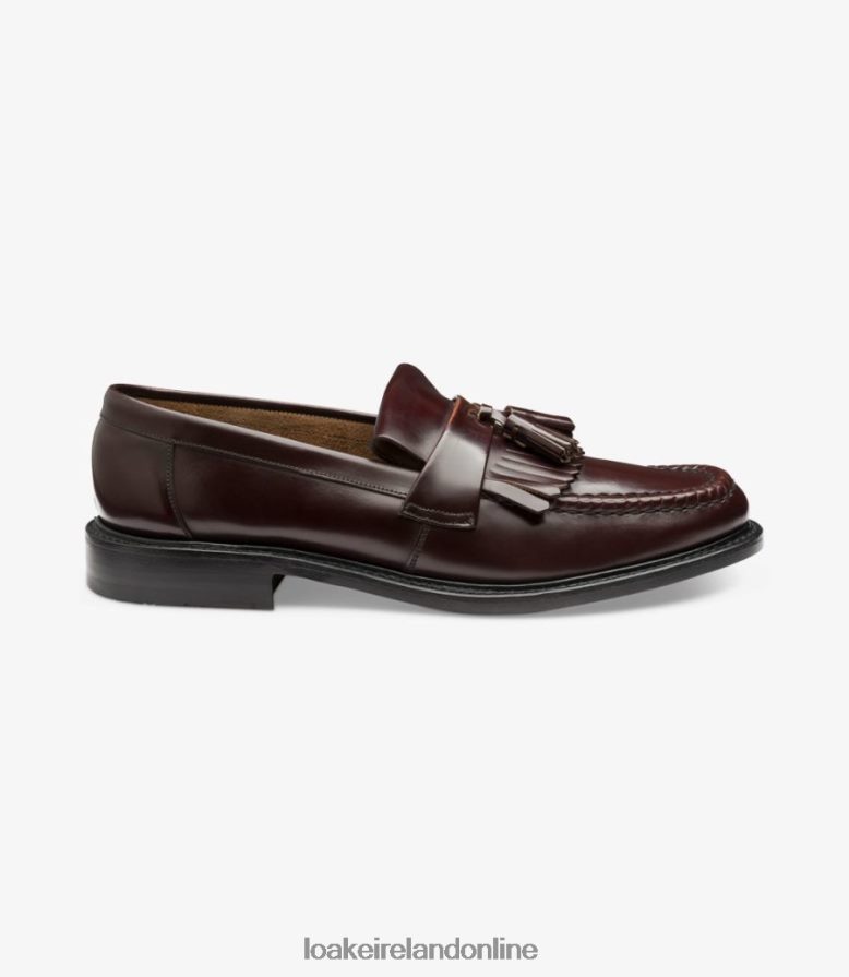 loake_26804v51_brighton_burgundy_loafers.jpg Loake 26804V51 Brighton Burgundy Loafers - Image 1