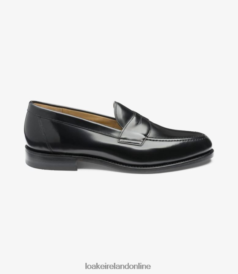 loake_26804v56_imperial_black_loafers.jpg Loake 26804V56 Imperial Black Loafers - Image 1