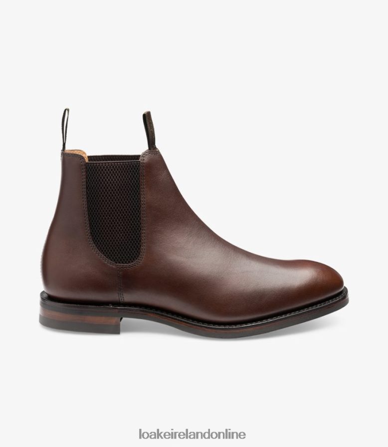 loake_26804v87_chatsworth_dark_brown_waxy_boots.jpg Loake 26804V87 Chatsworth Dark Brown Waxy Boots - Image 1