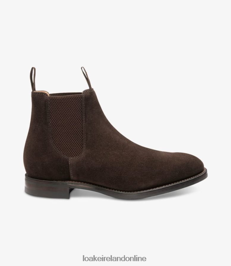 loake_26804v94_chatsworth_dark_brown_suede_boots.jpg Loake 26804V94 Chatsworth Dark Brown Suede Boots - Image 1