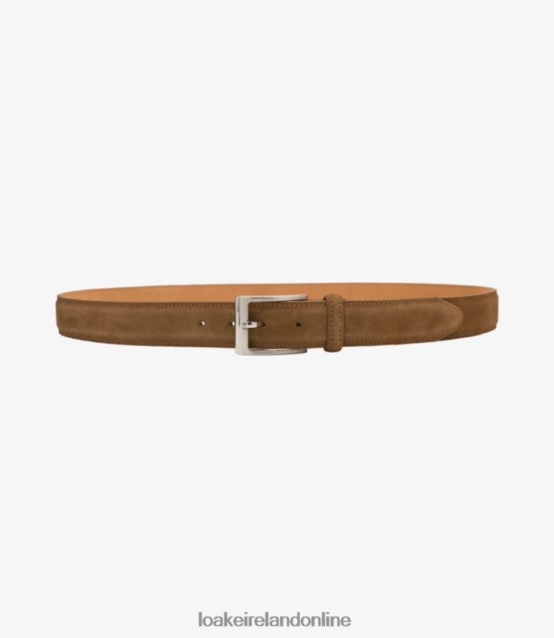 Loake 26804V217 William Belt Tan Suede Accessories