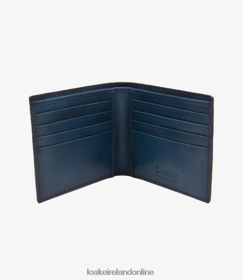 Loake 26804V232 Lombard Wallet Navy Leather