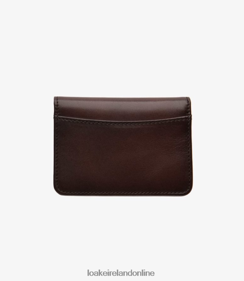 Loake 26804V237 Fenchurch Card Holder Dark Brown Leather