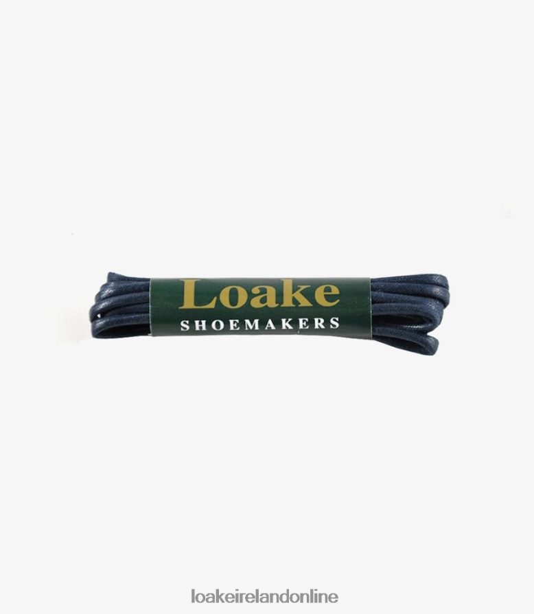 Loake 26804V286 Formal Shoelace - 65cm Navy Shoe Care