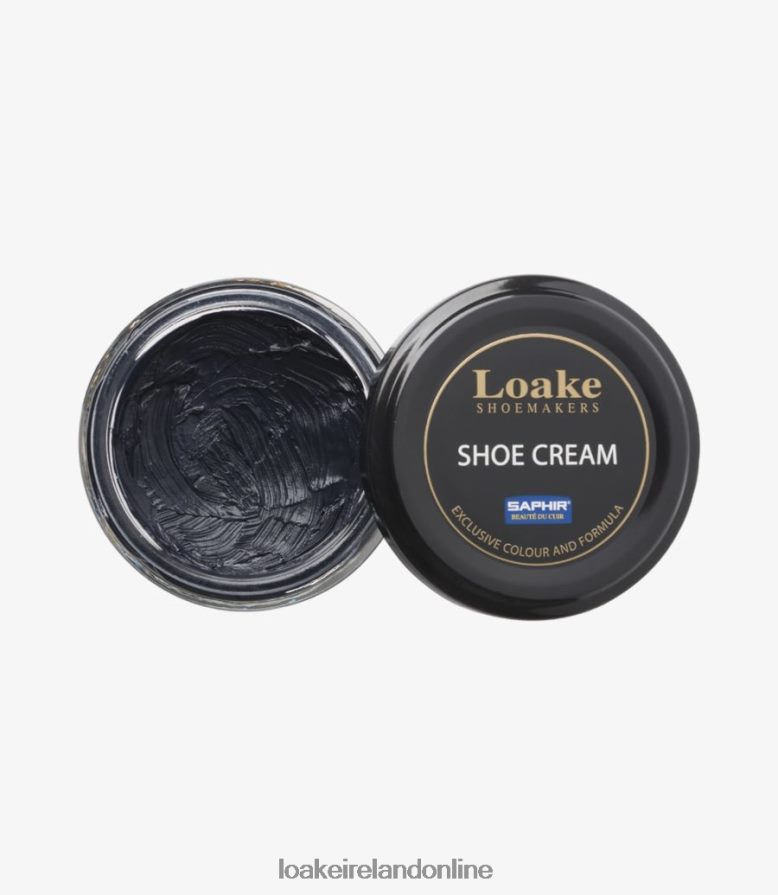 Loake 26804V270 Leather Cream Navy Shoe Care