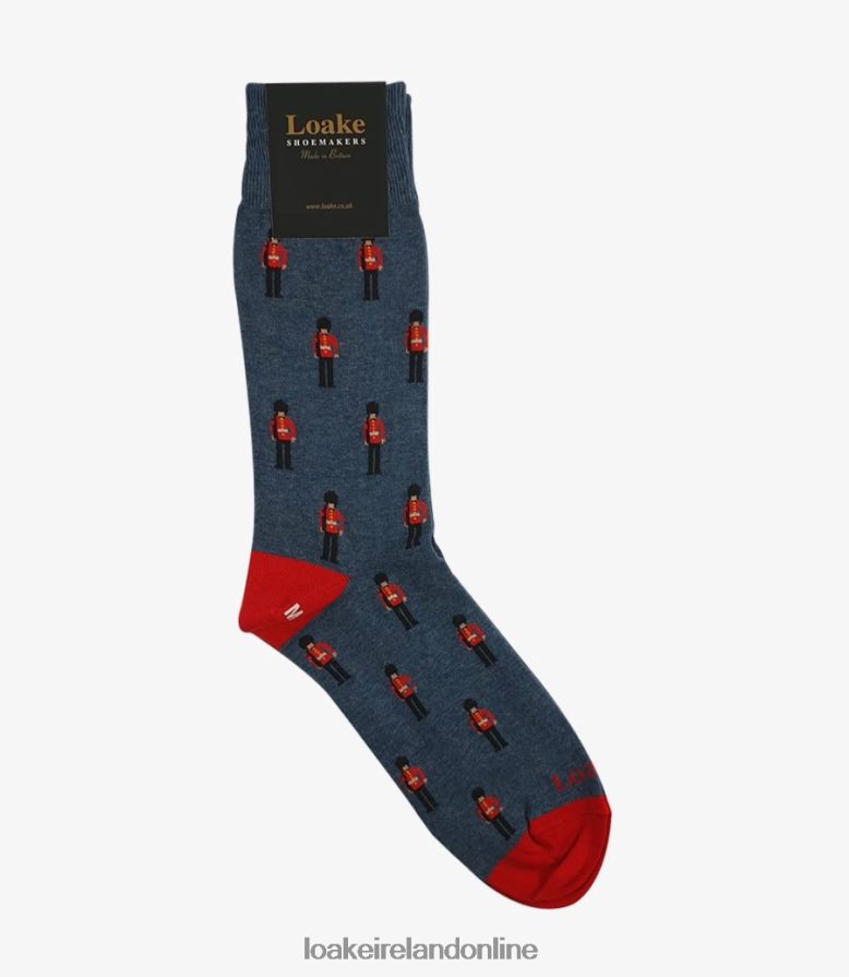 Loake 26804V256 Guard Socks Blue Accessories