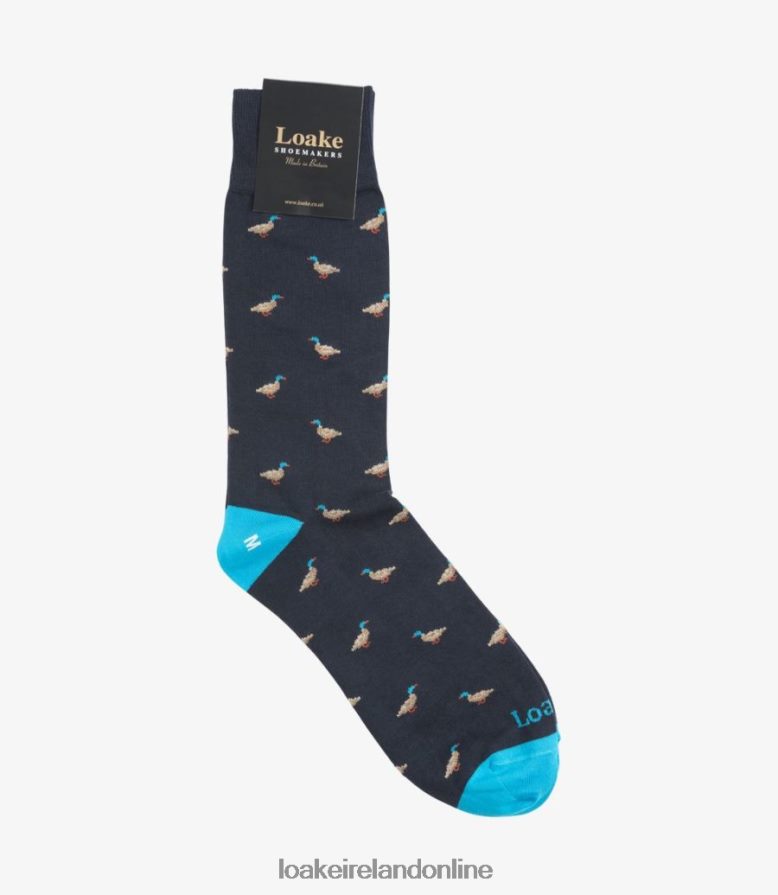 Loake 26804V259 Duck Socks Navy Accessories