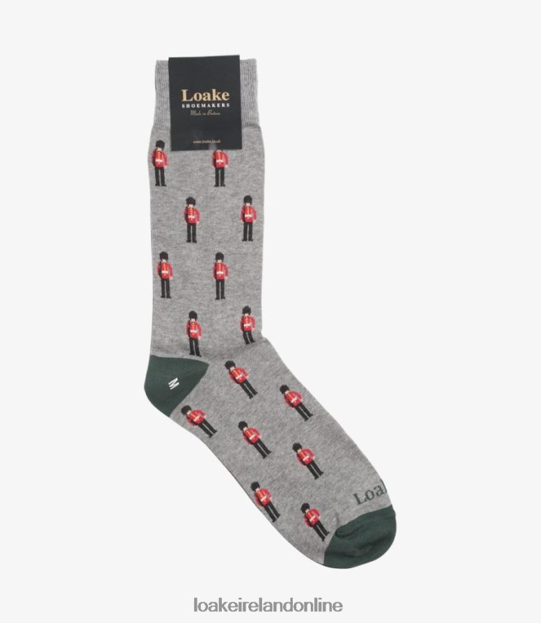 Loake 26804V260 Guard Socks Grey Accessories