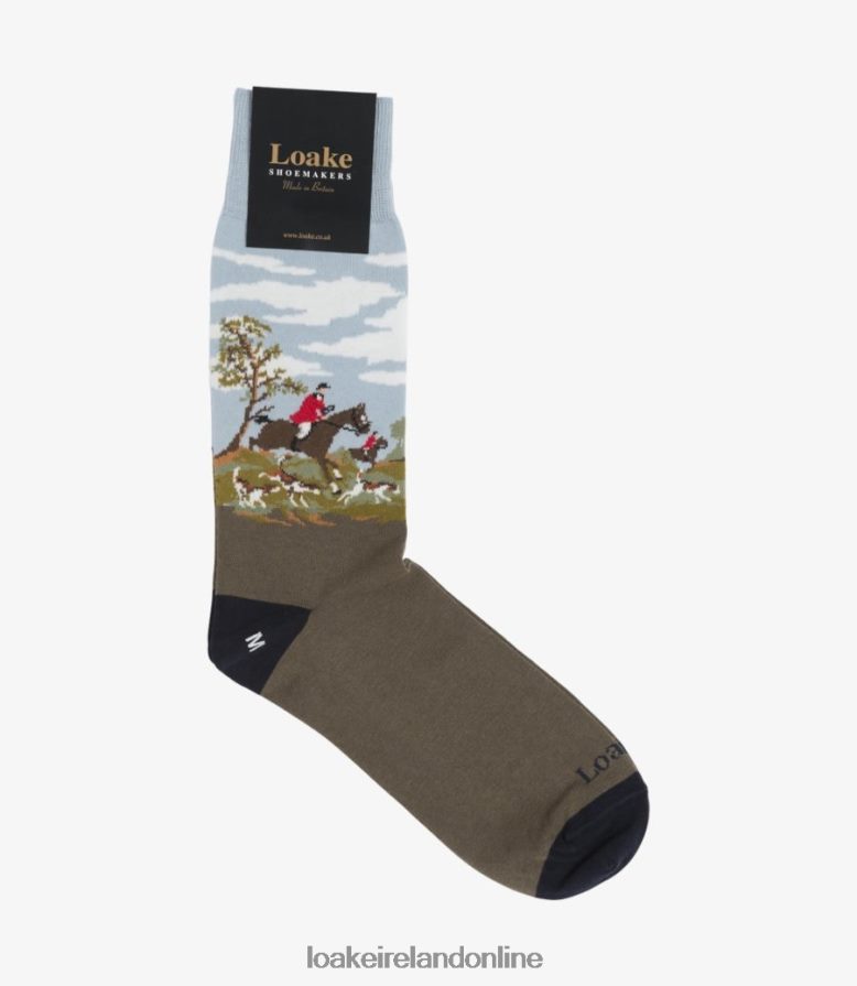 Loake 26804V263 Horse Socks Multi Colour Accessories