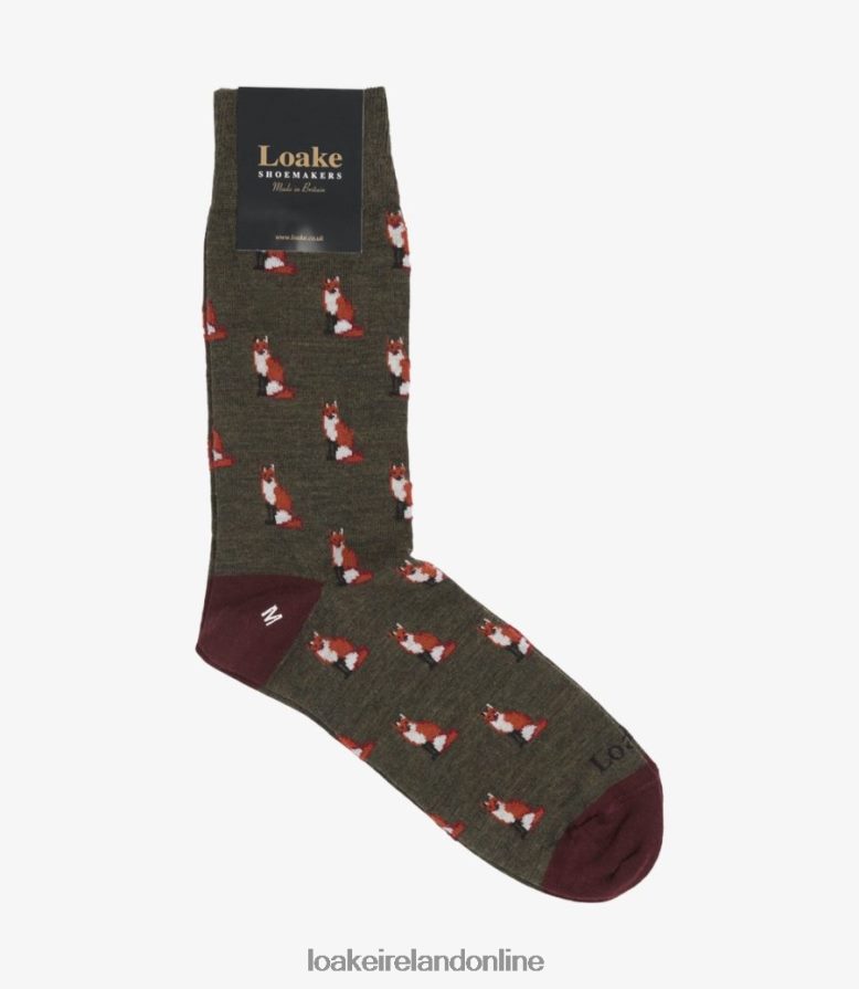 Loake 26804V264 Fox Socks Brown Accessories