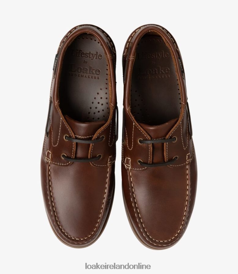 Loake 26804V77 Lymington Dark Brown Boat Shoes