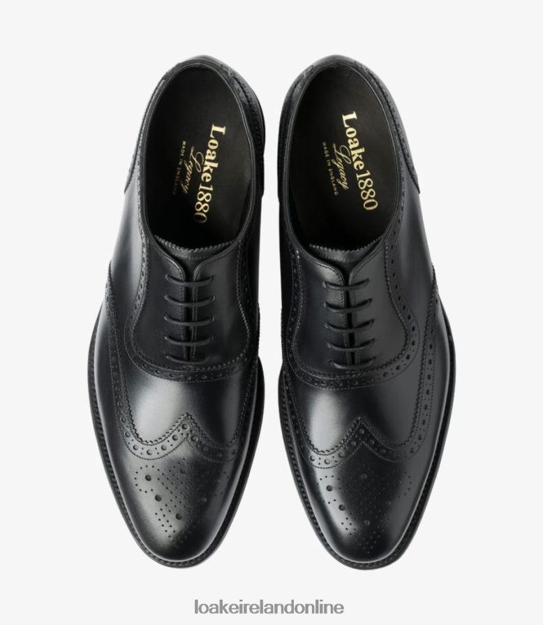 Loake 26804V10 Hodges Black Brogues