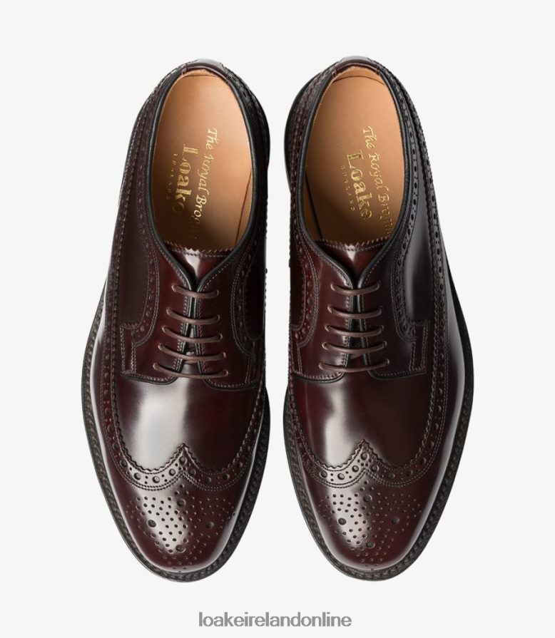 Loake 26804V12 Royal Burgundy Brogues