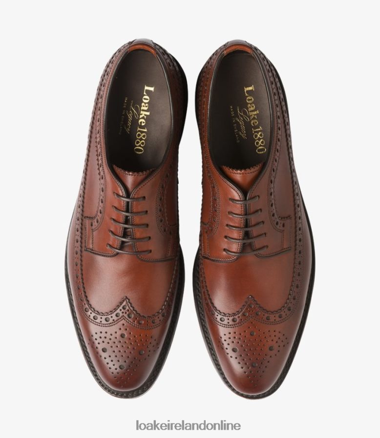 Loake 26804V2 Birkdale Conker Brown Brogues