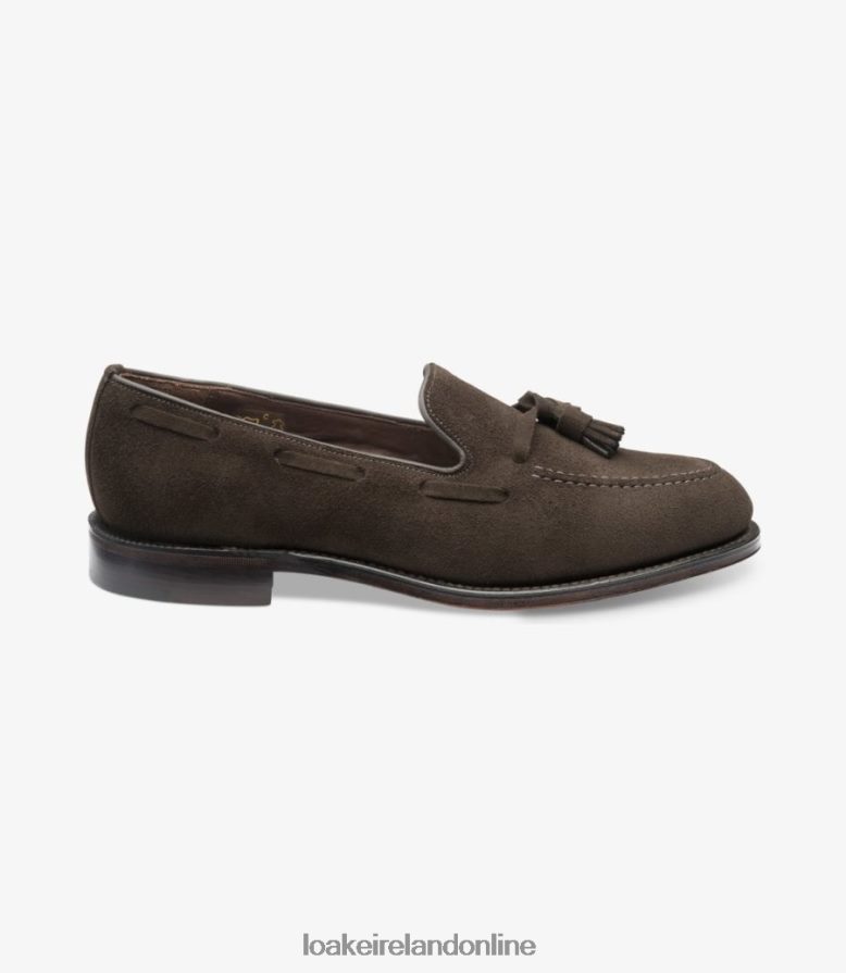 Loake 26804V49 Russell Chocolate Brown Suede Loafers