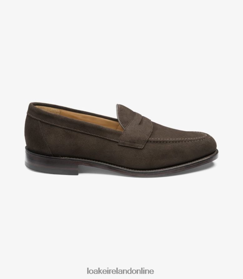 Loake 26804V54 Imperial Dark Brown Suede Loafers