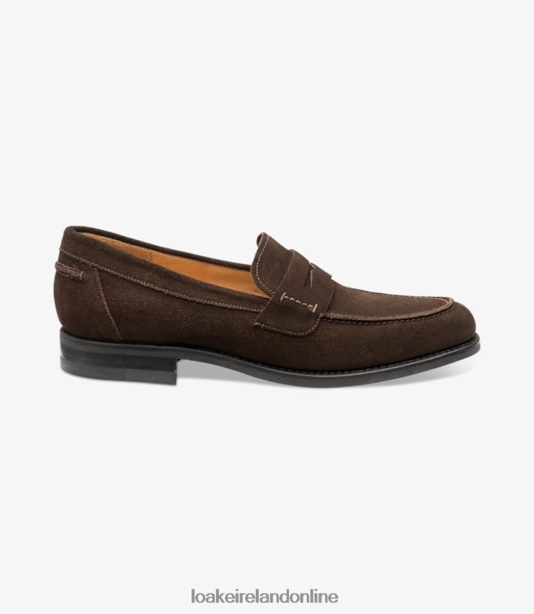 Loake 26804V59 356 Dark Brown Suede Loafers