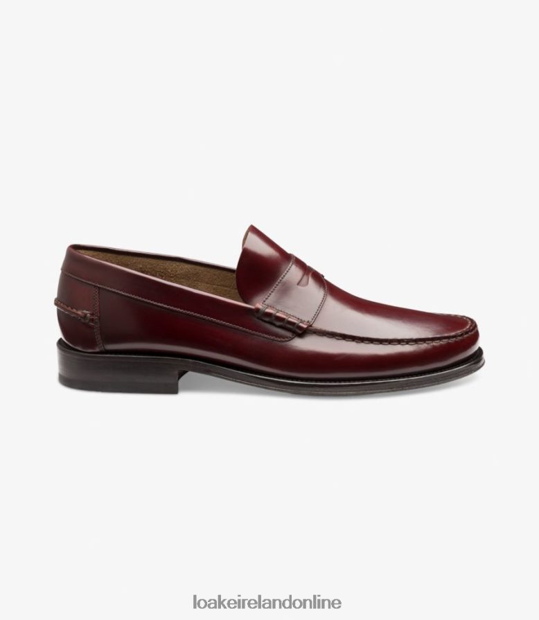 Loake 26804V61 Princeton Burgundy Loafers