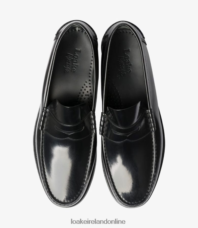 Loake 26804V62 Princeton Black Loafers