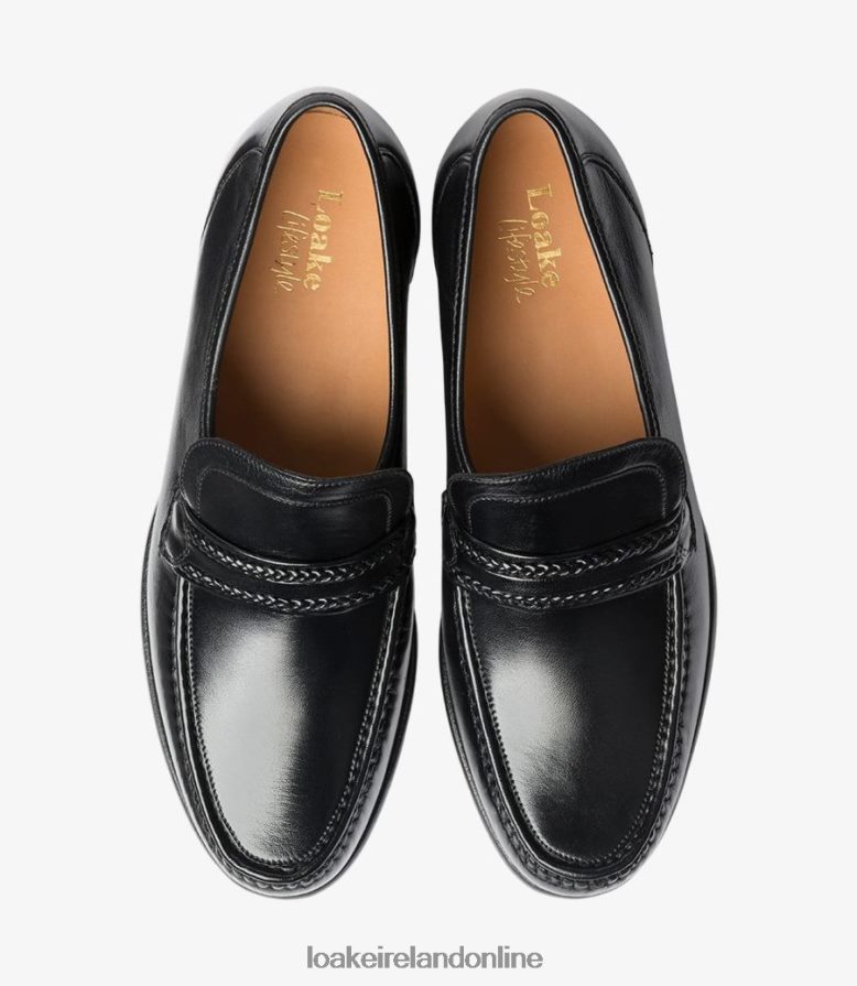 Loake 26804V65 Rome Black Loafers