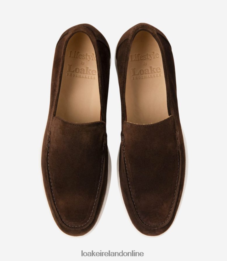 Loake 26804V71 Tuscany Chocolate Brown Suede Loafers