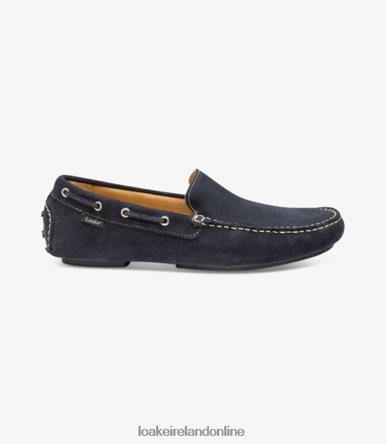 Loake 26804V73 Donington Navy Suede Loafers