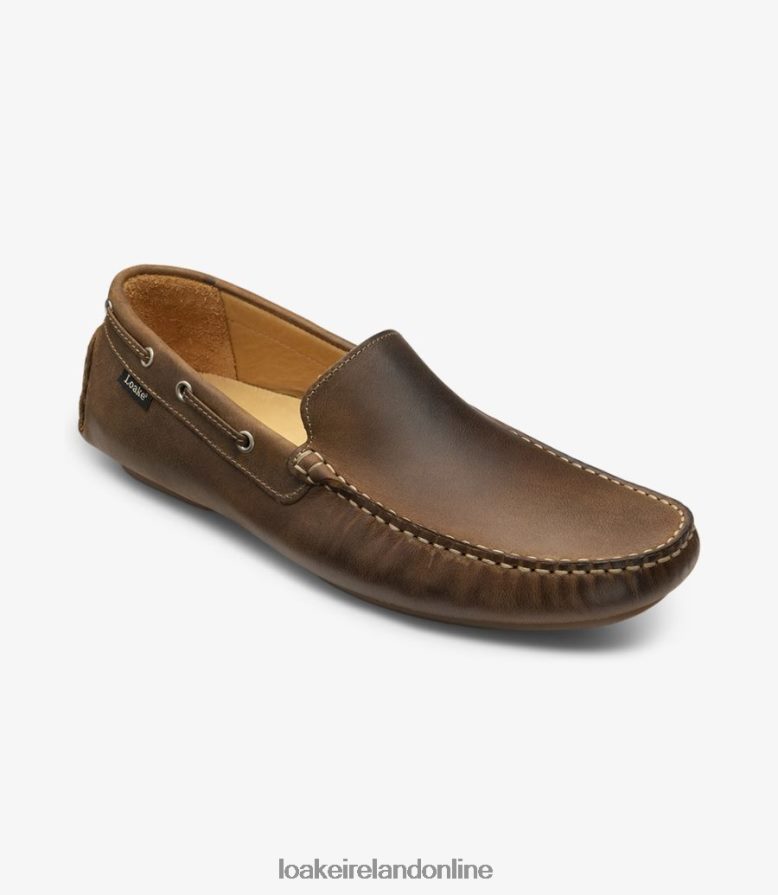 Loake 26804V74 Donington Brown Nubuck Loafers