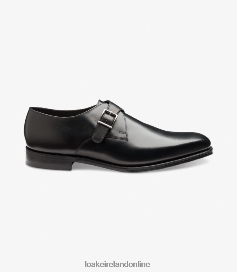 Loake 26804V198 Medway Black Monk Shoes