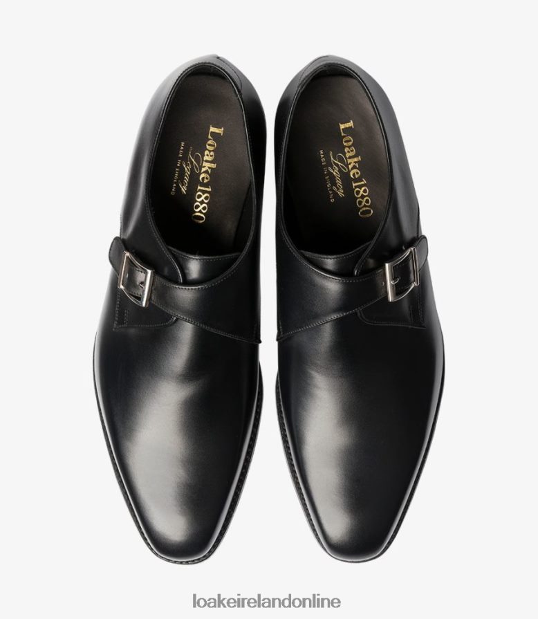 Loake 26804V198 Medway Black Monk Shoes