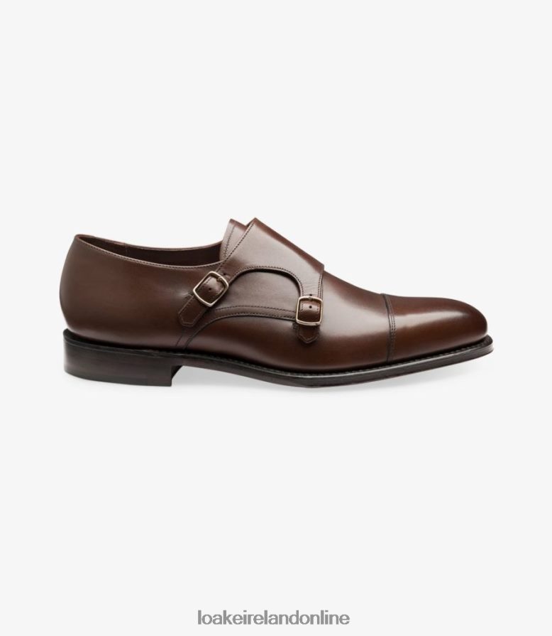 Loake 26804V199 Cannon Dark Brown Monk Shoes