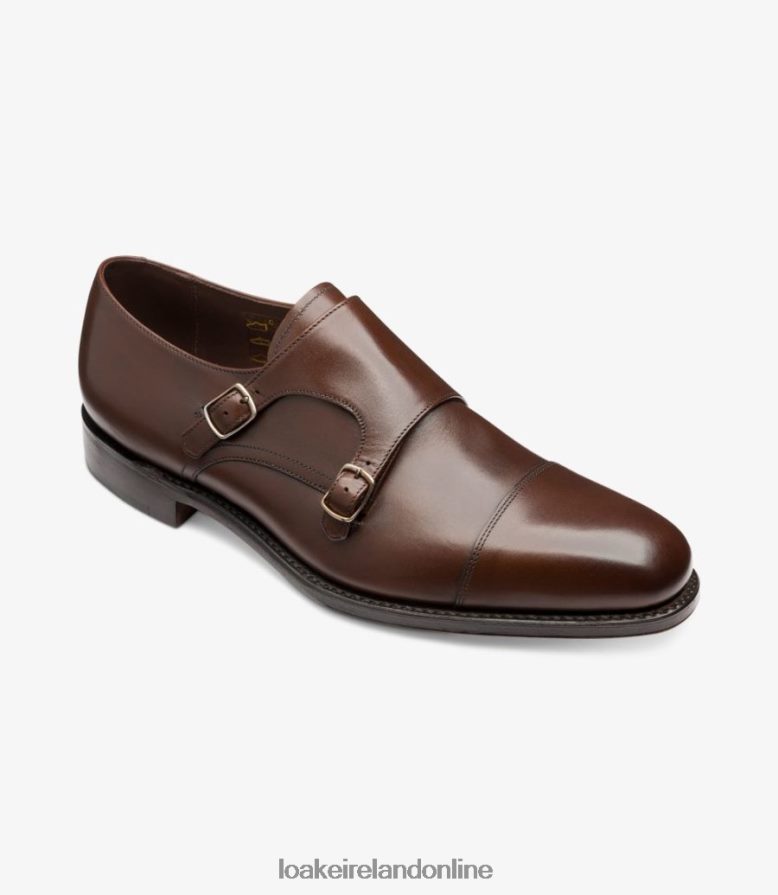 Loake 26804V199 Cannon Dark Brown Monk Shoes