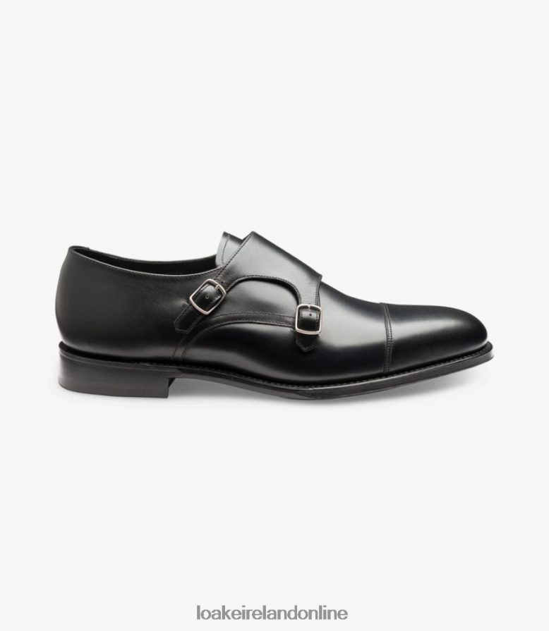 Loake 26804V200 Cannon Black Monk Shoes