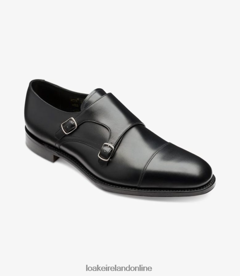 Loake 26804V200 Cannon Black Monk Shoes