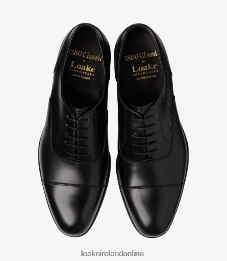 Loake 26804V142 Stonegate Carbon Black Plain Ties