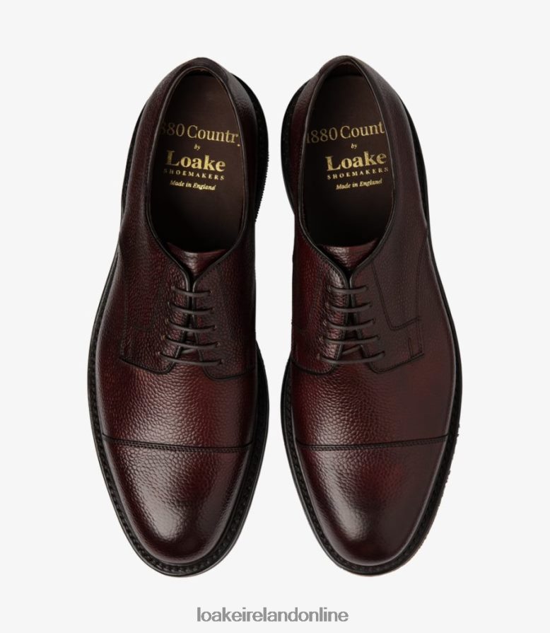 Loake 26804V145 Ampleforth Rosewood Grain Plain Ties