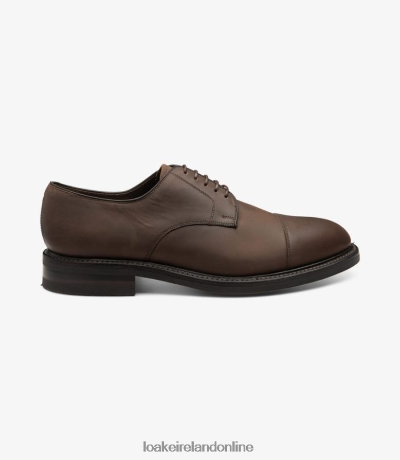 Loake 26804V146 Ampleforth Brown Oiled Nubuck Plain Ties