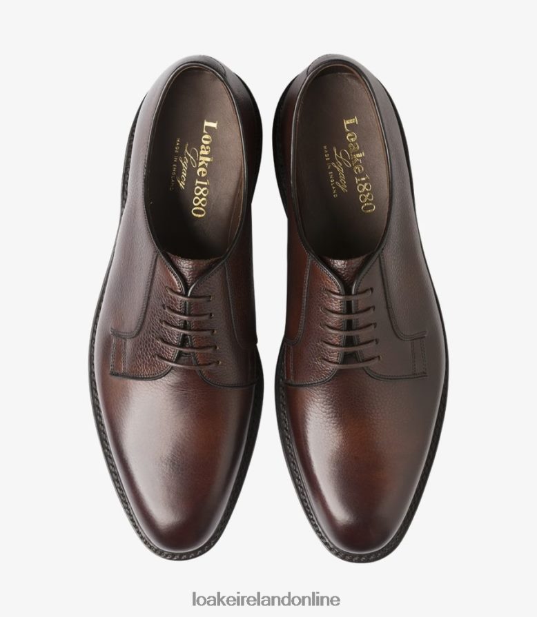 Loake 26804V148 Troon Rosewood Grain Plain Ties